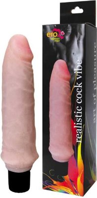 Вибратор телесного цвета Realistic Cock Vibe - 15,5 см. Длина: 15.5 см. Диаметр: 3.8 см. Секс-игрушка подарит множество приятных моментов и станет твоим любимцем. Ствол члена покрыт пульсирующими венками и оканчивается ярко выраженной головкой. Реалистичный дизайн подкреплен приятным на ощупь материалом - киберкожей, напоминающий по прикосновениям настоящий пенис. Фаллоимитатор дополнительно оснащен режимом вибрация, который придаст вашим ласкам новые ощущения. В сочетании со смазкой доставит незабываемое удовольствие. Страна: Китай. Материал: CyberSkin. Батарейки: 2 шт., тип AA.