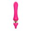 Розовый изогнутый вибромассажер Moon Vibrator - 21,1 см. - Розовый изогнутый вибромассажер Moon Vibrator - 21,1 см.