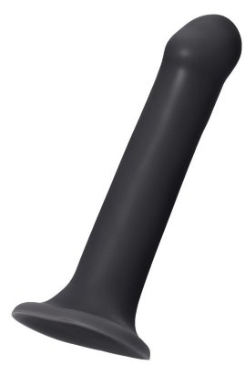 Черный фаллос на присоске Silicone Bendable Dildo L - 19 см. Длина: 19 см. Диаметр: 3.7 см. 3-слойный материал: гибкий внутренний стержень, жесткий силиконовый слой и дополнительный верхний слой из гипоаллергенного, бархатистого на ощупь силикона Soft-touch. Ручное литье без швов. Может использоваться для вагинальной и анальной стимуляции, а также в качестве насадки для трусиков с фиксацией кольцами. Мешочек для хранения в комплекте. Страна: Китай. Материал: силикон.