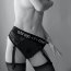 Черные трусики для насадок Diva Lingerie Harness - size M - Черные трусики для насадок Diva Lingerie Harness - size M