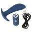 Синяя анальная втулка с вибрацией Vibrating Butt Plug - 12 см. - Синяя анальная втулка с вибрацией Vibrating Butt Plug - 12 см.