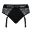 Черные трусики для насадок Diva Lingerie Harness - size L - Черные трусики для насадок Diva Lingerie Harness - size L