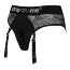 Черные трусики для насадок Diva Lingerie Harness - size L - Черные трусики для насадок Diva Lingerie Harness - size L