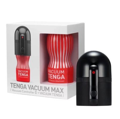 Набор Tenga Vacuum Max: мастурбатор и устройство для создания вакуума Набор Tenga Vacuum Max состоит из вакуумного контроллера и специального мастурбатора TENGA Cup. Контроллер имеет две кнопки для управления 5 режимами: два уровня интенсивности и три ритмичных рисунка всасывания. Vacuum Controller II обладает мощным двигателем, а также клапаном для сброса давления. Благодаря этому устройству ваш мастурбатор получит сверхспособности в стимулировании и подражании оральным ласкам. Vacuum Tenga Cup – мастурбатор разработанный специально для вакуумных насадок. Его внутренняя текстура со спиралями и ребрами усиливает ощущения от всасывания. Для использования снимите наклейку с вентиляционного отверстия на CUP, плотно прикрепите адаптер сверху и поверните блок управления вакуумом до щелчка. Размеры Tenga Vacuum Max - 7,2 х 4,2 см. Страна: Япония. Материал: анодированный пластик, TPE.
