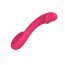 Розовый изогнутый вибромассажер-реалистик - 19,4 см. - Розовый изогнутый вибромассажер-реалистик - 19,4 см.