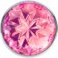 Малая серебристая анальная пробка Diamond Pink Sparkle Small с розовым кристаллом - 7 см. - Малая серебристая анальная пробка Diamond Pink Sparkle Small с розовым кристаллом - 7 см.