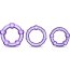 Набор из 3 фиолетовых эрекционных колец Stay Hard Beaded Cockrings - Набор из 3 фиолетовых эрекционных колец Stay Hard Beaded Cockrings
