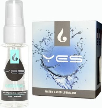 Гель-лубрикант на водной основе YES Original - 30 мл.
