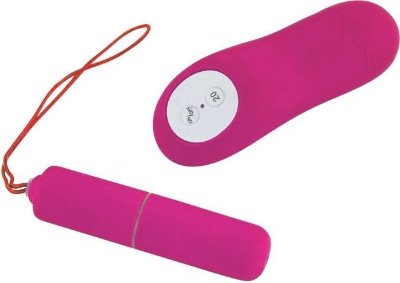 Розовая вибропуля Magic X20 с дистанционным пультом управления 20 режимами вибрации Длина: 1 см. Диаметр: 2 см. Хотите сделать необычный пикантный подарок Вашему сексуальному партнеру? Неожиданным и приятным сюрпризом станет розовая вибропуля , которая обеспечит фантастическую внутреннюю, внешнюю стимуляцию и достижение острого и мощного оргазма. Для божественного удовольствия интим-игрушка предоставляет двадцать режимов вибрации, которые легко и просто переключаются с помощью компактного пульта. Вибропуля работает достаточно тихо, поэтому пользоваться ее «услугами» можно в любом месте. Аксессуар дает возможность расширить границы эротических фантазий. Страна: Китай. Материал: анодированный пластик (ABS). Батарейки: 2 шт., тип AAA.