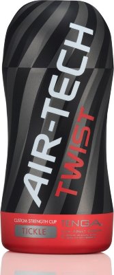 Мастурбатор с регулируемой плотностью обхвата Custom Strength CUP Twist Tickle Длина: 16 см. Диаметр: 5 см. Многоразовый мастурбатор с регулируемой плотностью обхвата. Поворачивая верхнюю часть мастурбатора, можно подобрать подходящий уровень силы обхвата (всего 5 уровней — от свободного до плотного). Внутри игрушки упругие рельефные бугорки, расположенные под разными углами для интенсивной стимуляции. Страна: Япония. Материал: термопластичный эластомер (TPE).