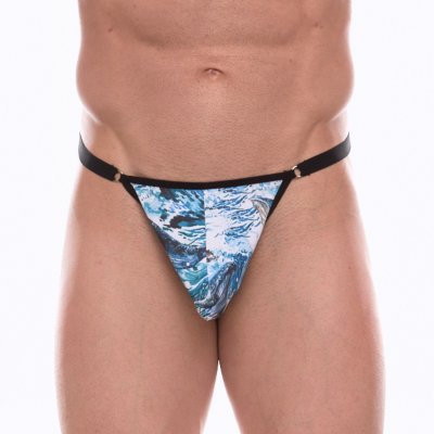 Мужские трусы-тонги с принтом в виде волн и китов Мужские трусы-тонги с принтом в виде волн и китов Мужские трусы-тонги с принтом в виде волн и китов. Страна: Турция. Материал: 95% полиэстер, 5% эластан.