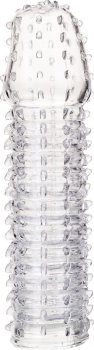 Прозрачная закрытая насадка на пенис TOYFA A-Toys - 15,2 см.