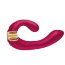 Малиновый гибкий вибростимулятор MIYO с двумя моторами - 18,5 см. - Малиновый гибкий вибростимулятор MIYO с двумя моторами - 18,5 см.