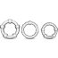 Набор из 3 прозрачных эрекционных колец Stay Hard Beaded Cockrings - Набор из 3 прозрачных эрекционных колец Stay Hard Beaded Cockrings