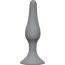 Серая анальная пробка Slim Anal Plug Large - 12,5 см. - Серая анальная пробка Slim Anal Plug Large - 12,5 см.