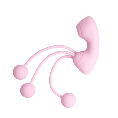 Розовый вакуумный стимулятор клитора с вагинальными виброшариками Длина: 16 см. КЛЮЧЕВЫЕ ПРЕИМУЩЕСТВА: • 10 режимов высасывания + 10 режимов вибрации для максимального разнообразия ощущений • Три вибрирующих шарика для интенсивной стимуляции • Продолжительность работы до 40 минут от одного заряда • Быстрая магнитная зарядка всего за 120 минут • Полная бесшумность работы (до 50 дБ) • Защита от воды IPX7 для использования даже в ванной ЧТО ДЕЛАЕТ ЕГО ОСОБЕННЫМ: • Уникальная комбинация высасывающего действия и вибрации • Возможность регулировки количества шариков для различных ощущений • Мощная стимуляция клитора и сосков • Инновационная технология скольжения шариков по телу • Компактные размеры с мощной производительностью. Страна: Китай. Материал: анодированный пластик, силикон. Батарейки: встроенный аккумулятор.