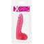 Розовый фаллоимитатор XSKIN 7 PVC DONG - 18 см. - Розовый фаллоимитатор XSKIN 7 PVC DONG - 18 см.