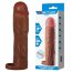Коричневая насадка на пенис Gerd - 19,5 см. - Коричневая насадка на пенис Gerd - 19,5 см.