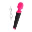 Черно-розовый вибростимулятор ASTER - 19,5 см. - Черно-розовый вибростимулятор ASTER - 19,5 см.