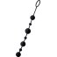 Черная анальная цепочка A-toys с шариками - 35,9 см. - Черная анальная цепочка A-toys с шариками - 35,9 см.