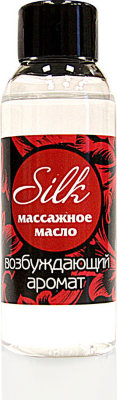 Массажное масло Silk - 50 мл. Нежное, лёгкое масло для массажа. Обеспечивает равномерное и длительное скольжение. Придаёт коже шелковистость и мягкость. Тонкий возбуждающий аромат иланг-иланга создает эротическое настроение. Dimethicone, Cananga Odorata oil. Страна: Россия. Объем: 50 мл.