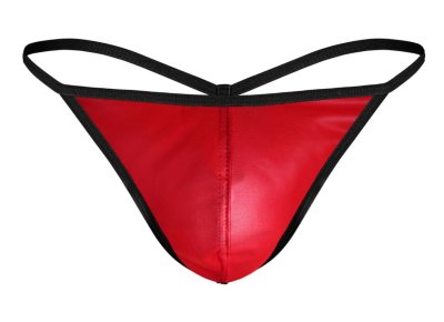 Красные трусы-стринги с черной окантовкой Красные трусы-стринги с черной окантовкой Красные трусы-стринги с черной окантовкой. Страна: Турция. Материал: 90% полиэстер, 10% эластан.