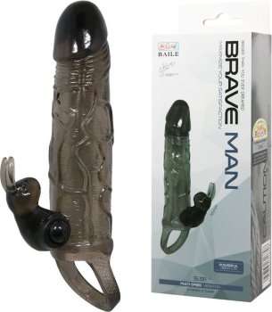 Удлиняющая дымчатая насадка с вибрацией