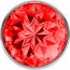 Малая серебристая анальная пробка Diamond Red Sparkle Small с красным кристаллом - 7 см. - Малая серебристая анальная пробка Diamond Red Sparkle Small с красным кристаллом - 7 см.