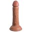 Кофейный фаллоимитатор 6 Silicone Dual Density Cock - 17 см. - Кофейный фаллоимитатор 6 Silicone Dual Density Cock - 17 см.
