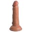 Кофейный фаллоимитатор 6 Silicone Dual Density Cock - 17 см. - Кофейный фаллоимитатор 6 Silicone Dual Density Cock - 17 см.