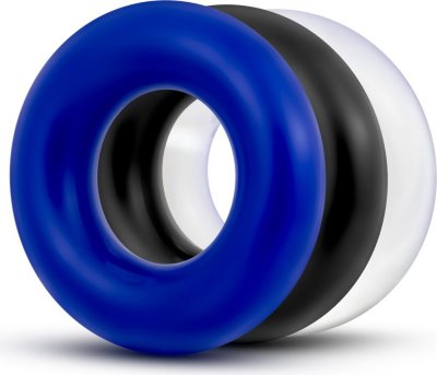 Набор из 3 разноцветных колец Stay Hard Donut Rings Диаметр: 3.6 см. Набор из 3 разноцветных колец Stay Hard Donut Rings. В наборе три кольца классической формы «пончика», между собой отличаются только цветом. Эластичный материал, легкое надевание, максимальное удобство и многоразовое использование. Кольца изготовлены из мягкого высококачественного TPE, не содержат фталатов. Получите мгновенные результаты. Вам гарантирована более длительная, более сильная эрекция. Увеличьте свою выносливость и покажите партнёрше класс! Подарите себе и подруге более длительные и интенсивные оргазмы. Страна: Китай. Материал: термопластичный эластомер (TPE).