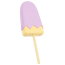 Сиреневый мини-вибратор в форме пломбира Vibrating Popsicle - Сиреневый мини-вибратор в форме пломбира Vibrating Popsicle
