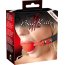 Силиконовый кляп-шар на чёрных ремешках Red Gag silicone - Силиконовый кляп-шар на чёрных ремешках Red Gag silicone