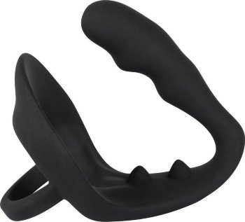 Эрекционное кольцо с подхватом мошонки и анальным отростком для воздействия на простату