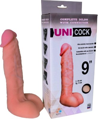 Фаллическая насадка Харнесс UNICOCK 9 - 24 см. Длина: 24.5 см. Диаметр: 5.2 см. Для тех, кто любит «погорячее». Изделие сделано по слепку реального прототипа. Изделие эластичное, легко меняет конфигурацию, травмобезопасно. Насадка на пояс под стандартное крепление на коннектор. Превосходная насадка, созданная с использованием технологии протезирования из новейшего материала «НЕОСКИН» на полужестком каркасе. Подходит так же для замены ранее купленной насадки на другом поясе. Рабочая длина - 21,5 см. Диаметр головки - 4,8 см. Страна: Россия. Материал: неоскин.