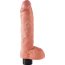 Телесный вибромассажер 10 Vibrating Cock with Balls - 25,4 см. - Телесный вибромассажер 10 Vibrating Cock with Balls - 25,4 см.