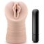 Телесный мастурбатор-вагина с вибропулей Ashley - Телесный мастурбатор-вагина с вибропулей Ashley
