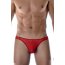 Красные мужские трусы-слипы из полупрозрачного материала - Красные мужские трусы-слипы из полупрозрачного материала