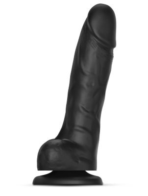Черный фаллоимитатор Sliding Skin Realistic Dildo XXL с подвижной кожей - 20 см. Длина: 2 см. Диаметр: 4.6 см. Strap-on-me представляет фаллоимитатор созданный специально для любителей реализма. Уникальный силиконовый стержень обладает подвижным верхнем слоем, максимально похожим на кожу. Минимализм, проста и утонченность определяют эстетику этого изделия. Головка, вены и яички обладают мягкой текстурой, благодаря которой игра станет для вас максимально комфортной. А подвижная «кожа» будет подстраиваться под каждое ваше движение. Рабочая длина - 15,8 см. Страна: Франция. Материал: силикон.