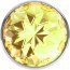 Малая серебристая анальная пробка Diamond Yellow Sparkle Small с жёлтым кристаллом - 7 см. - Малая серебристая анальная пробка Diamond Yellow Sparkle Small с жёлтым кристаллом - 7 см.