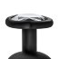 Черная анальная втулка с прозрачным кристаллом Bling Plug Medium - 8,2 см. - Черная анальная втулка с прозрачным кристаллом Bling Plug Medium - 8,2 см.