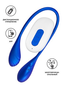 Синий двусторонний вибратор Agamien с управлением через приложение - 46 см. Длина: 46 см. Диаметр: 3.5 см. Agamien — это твой билет в мир фантазий и нескончаемых удовольствий. Представь себе игрушку, которая подстраивается под твои самые смелые желания. Два мощных моторчика на концах, соединенных гибкой перемычкой, готовы доставить тебе незабываемые ощущения, где бы ты ни находилась. Ты можешь использовать её как захочешь: вагинально-клиторально или вагинально-анально, а может, придумаешь что-то свое? Всё зависит только от твоего воображения! Нежный синий металлик — это не просто цвет, это стиль, это то, что подчеркивает твою смелость и желание экспериментировать. Agamien станет твоим тайным спутником в самых неожиданных местах, ведь с его гибкостью и длиной у тебя безграничные возможности. Два моторчика работают синхронно, посылая тебе волны вибрации, которые буквально сводят с ума. Ты можешь управлять игрушкой через пульт или приложение, передавая контроль своему партнеру, даже если он далеко. Представь себе момент, когда он переключает режимы, а ты не знаешь, что ждет тебя дальше. Это интрига, это веселье, это игра! А может, ты просто хочешь, чтобы вибрации были в такт твоей любимой песне? Работа приложения осуществляется в тестовом режиме и может быть нестабильна. Перспективная функция управления Bluetooth через смартфон дает игрушке возможность вибрировать в такт музыке, реагировать на движения смартфона и рисунки на экране, и даже обеспечить присутствие партнера независимо от расстояния. Идеальная для использования не только в спальне, но и в душе или ванне — игрушка обладает водонепроницаемостью IPX7, так что можешь взять её с собой в свою личную водную феерию. Магнитная зарядка? Конечно! Просто прикоснись, и через 100 минут Agamien снова готов к новым приключениям с тобой. Страна: Китай. Материал: силикон. Батарейки: встроенный аккумулятор.