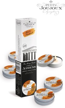 Набор из 5 свечей Petits Joujoux Athens с ароматом муската и пачули