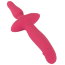 Розовый двусторонний вибратор 2in1 Vibrator Butt Plug - Розовый двусторонний вибратор 2in1 Vibrator Butt Plug