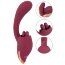 Малиновый вибратор с подвижными язычками 2 Function Vibrator - 20,6 см. - Малиновый вибратор с подвижными язычками 2 Function Vibrator - 20,6 см.