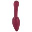 Малиновый вибратор с подвижными язычками 2 Function Vibrator - 20,6 см. - Малиновый вибратор с подвижными язычками 2 Function Vibrator - 20,6 см.