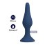 Синяя анальная пробка Slim Anal Plug L - 12,4 см. - Синяя анальная пробка Slim Anal Plug L - 12,4 см.