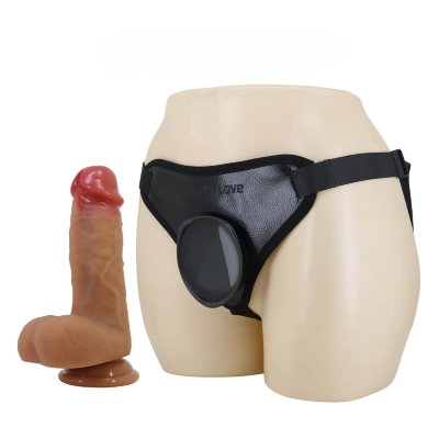 Страпон с универсальным поясом Fogg - 17,5 см. Длина: 17.5 см. Диаметр: 4.2 см. Комлект состоит из силиконового фаллоимитатор с универсальным поясом. Фаллоимитатор имеет рельефные вены и крупную головку для интенсивной стимуляции. Размер пояса легко регулируется и удобно крепится на бедрах, совместим со всеми фаллоимитаторами с присоской не более 9 см в диаметре. Подходит для обхвата бедер от 58 см до 124 см. Рабочая длина - 12,5 см. Страна: Китай. Материал: силикон.