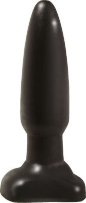 Чёрная анальная пробка с гладкой поверхностью - 18 см. Длина: 18 см. Диаметр: 4.3 см. С этой чёрной пробочкой классической конусообразной формы вам удастся получить все 33 удовольствия от анальных ласк. Гладкая, бесшовная, с узеньким кончиком, она легко проникнет в попку и заполнит собой всё пространство. Чувственное скольжение упругой игрушки вкупе с ощущениями от наполненности заставят вас трепетать каждой клеточкой тела – от наслаждения и в предвкушении яркой сексуальной разрядки. Страна: Россия. Материал: поливинилхлорид (ПВХ, PVC).