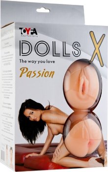 Надувная кукла с тремя любовными отверстиями